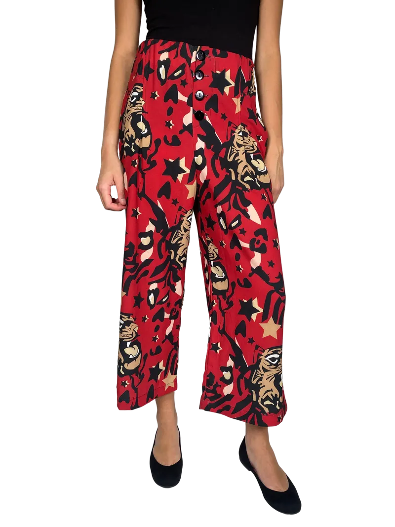ADHORADA Pantalón Estampado