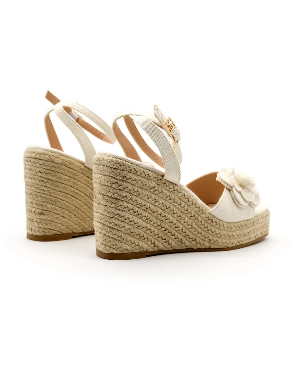 Alpargatas Color Blanco Para Mujer De CLOE
