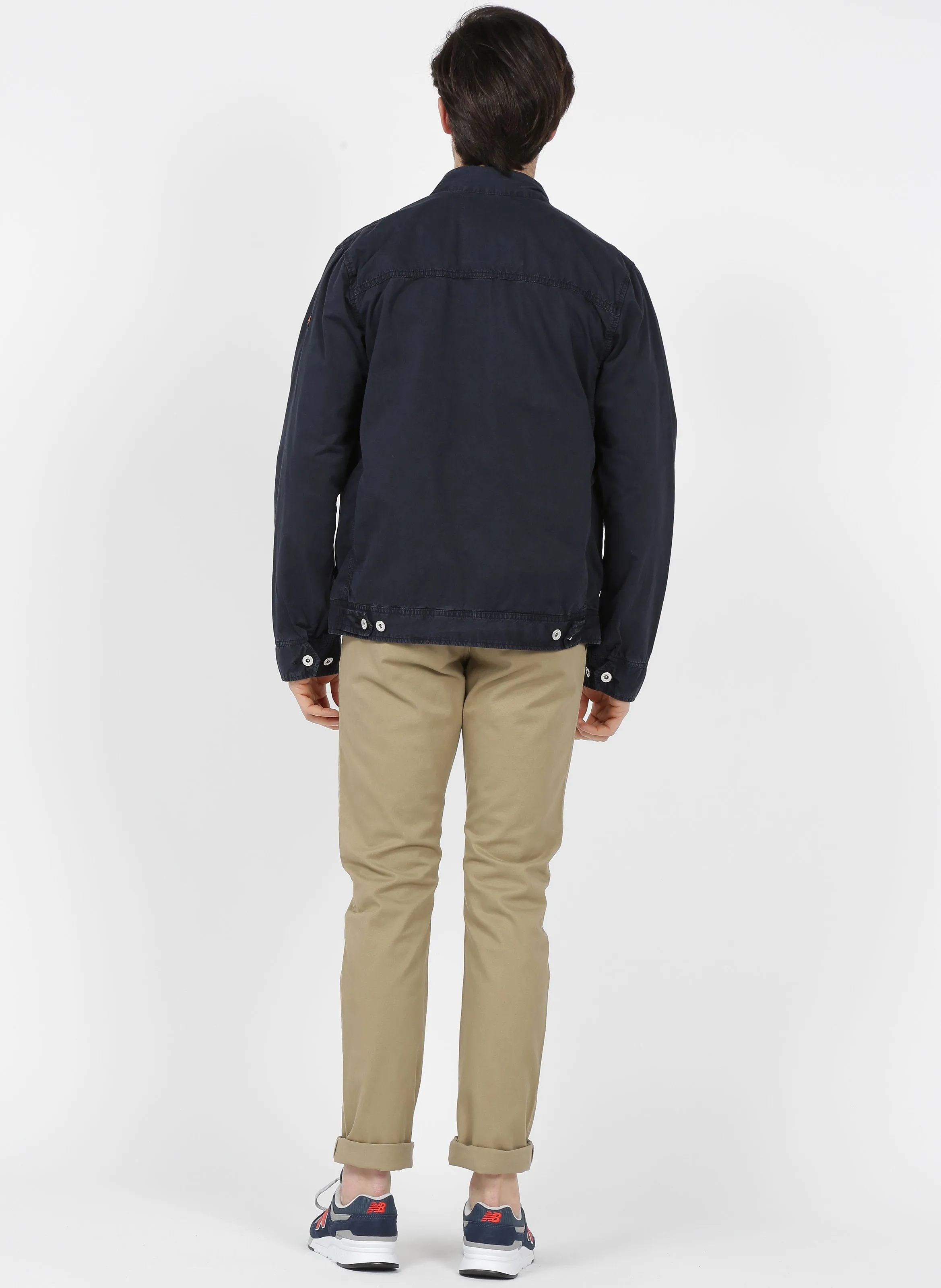 ALPHA ORIGINAL KHAKI SKINNY  PANTALóN CHINO SLIM FIT DE MEZCLA DE ALGODóN EN CAQUI