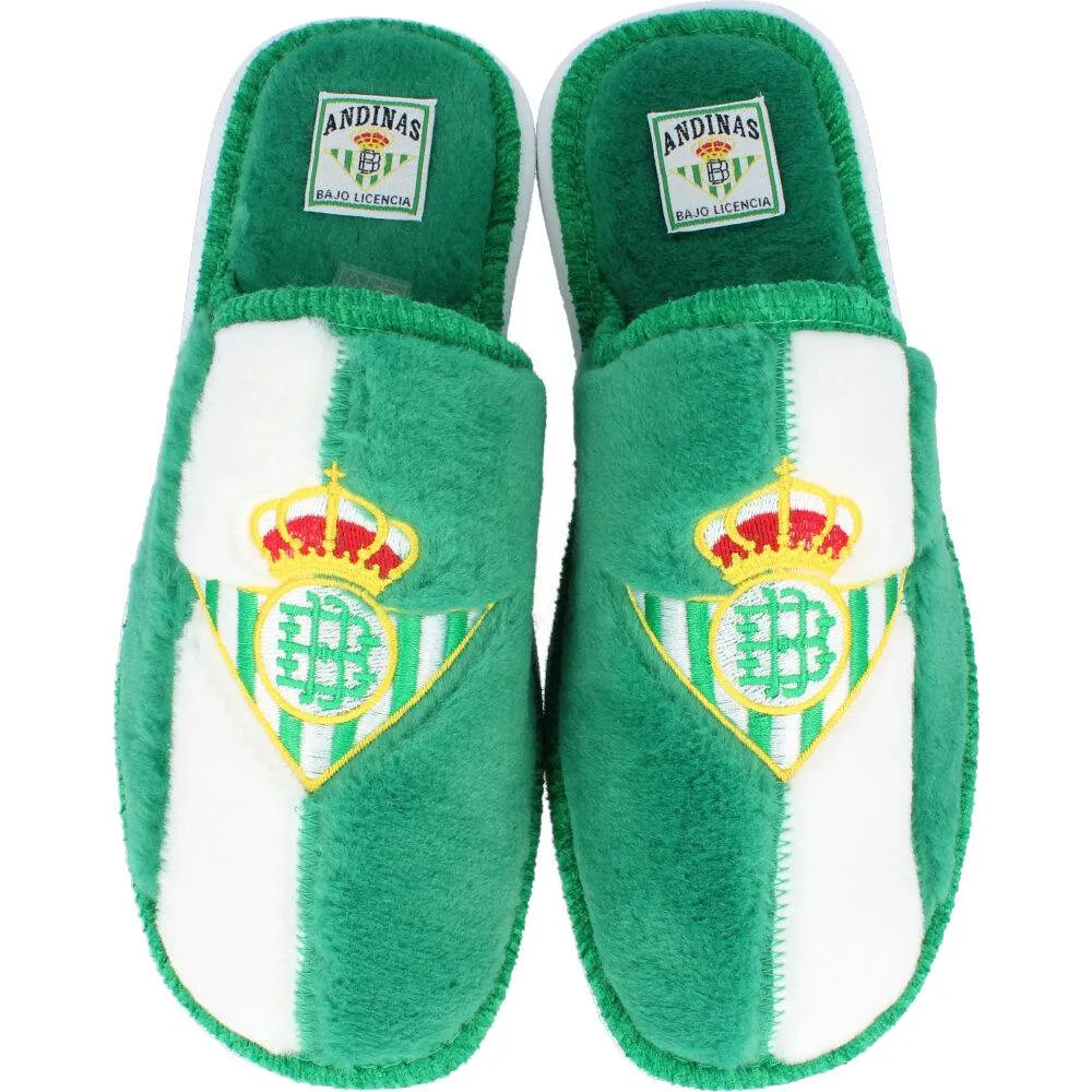 ANDINAS  ZAPATILLAS DE ESTAR POR CASA OFICIAL REAL BETIS