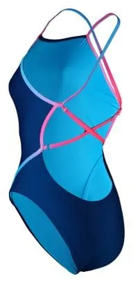 Aquasphere Bañador para mujer Essentials DiamondBack Azul