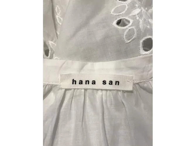 Autre Marque Camiseta HANA SAN.Algodón S Internacional Blanco 