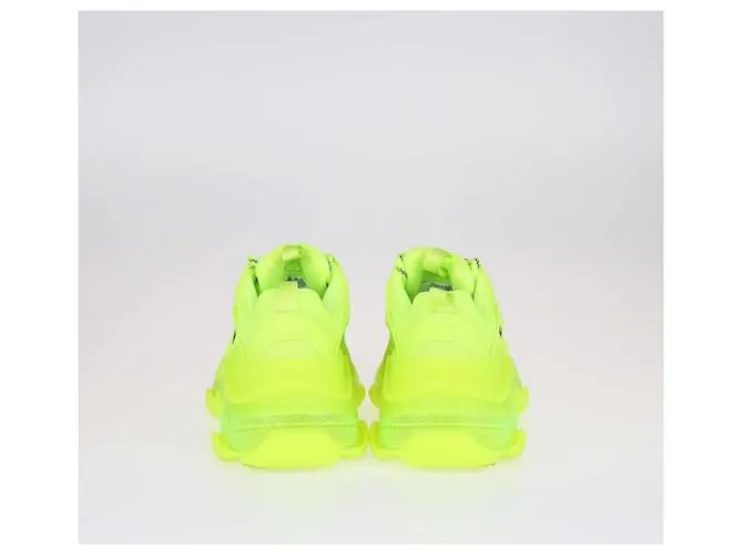Balenciaga Zapatillas bajas Triple S en amarillo fluo 