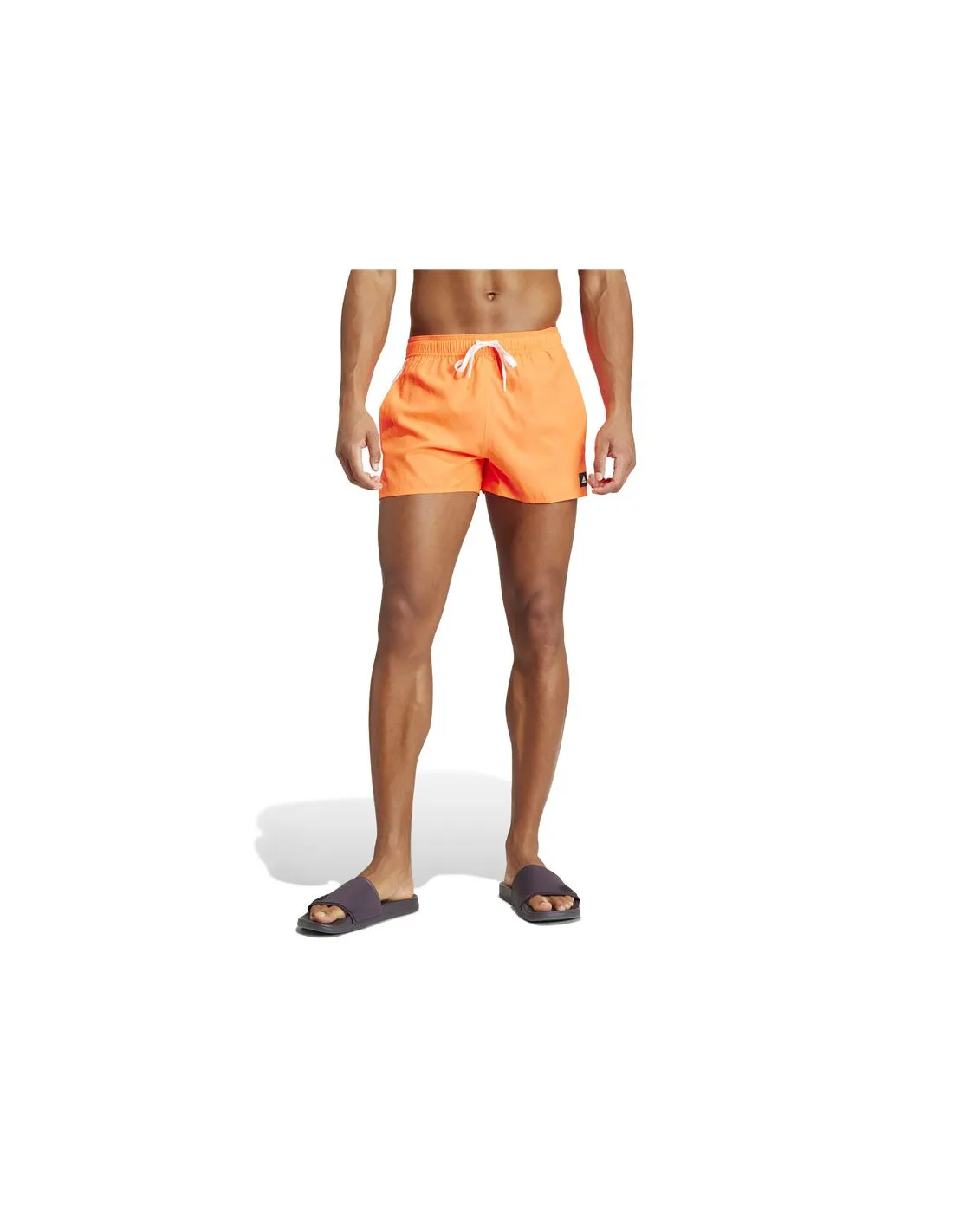 Bañador de Natación adidas 3 Bandas Clx Hombre Naranja