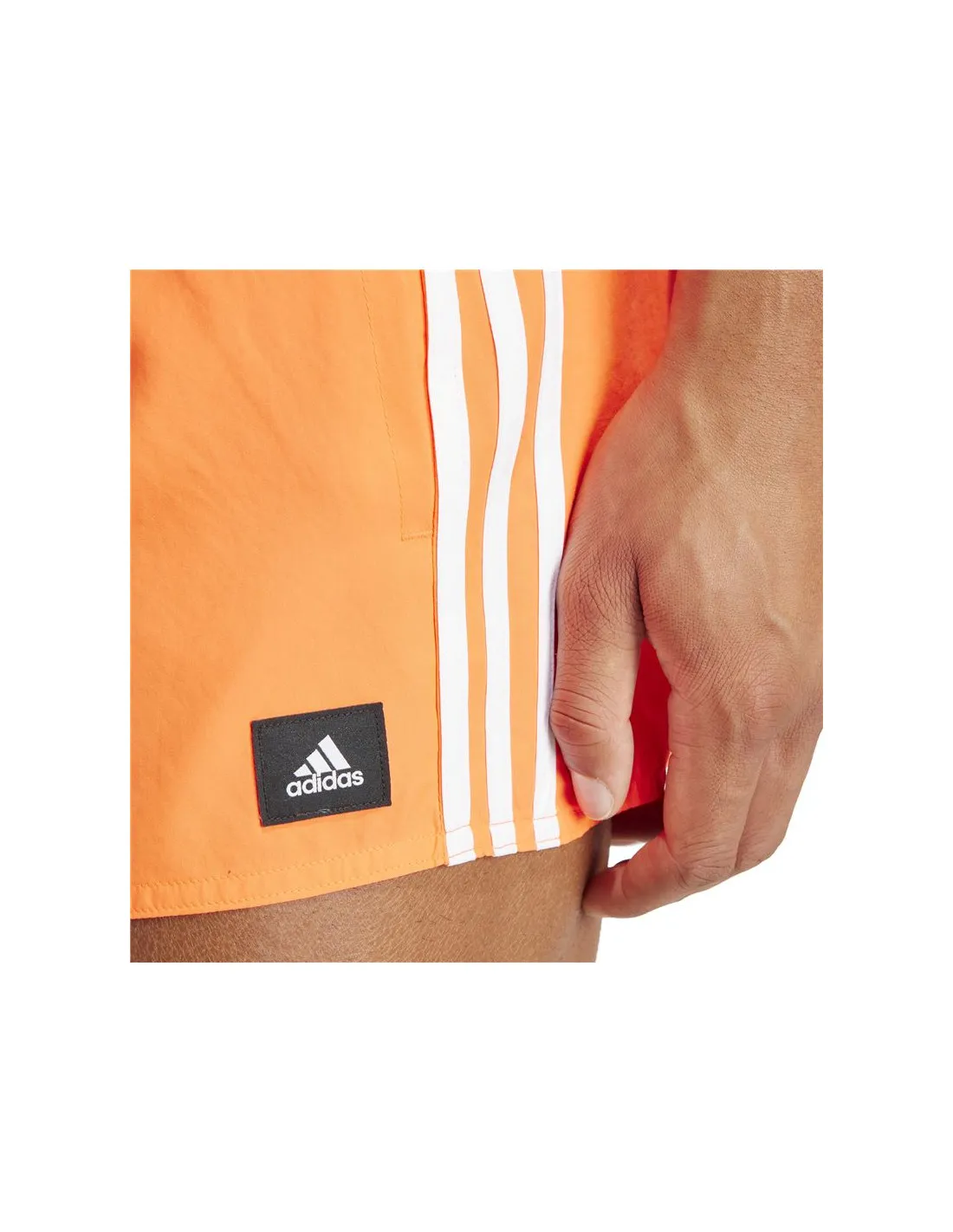 Bañador de Natación adidas 3 Bandas Clx Hombre Naranja
