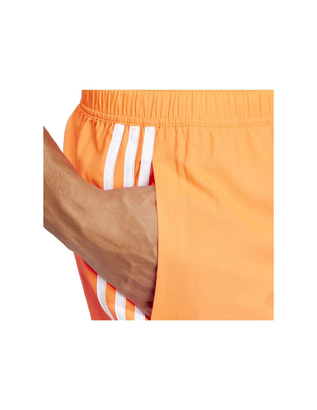 Bañador de Natación adidas 3 Bandas Clx Hombre Naranja