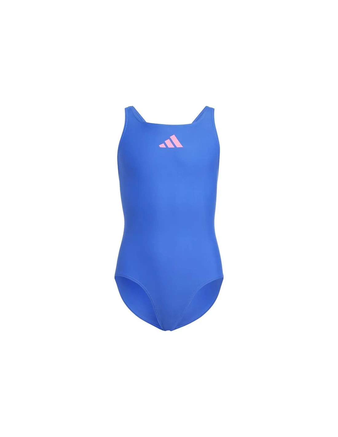 Bañador de Natación adidas 3 Bars Solid Small Logo Niña Azul