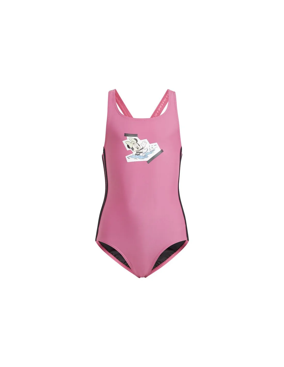 Bañador de Natación adidas Disney Minnie 3 Bandas Infantil Rosa