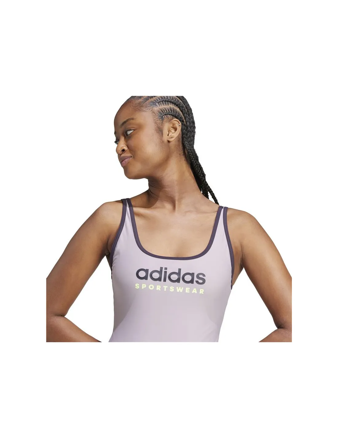 Bañador de Natación adidas Sportswear Uback Suit Mujer Lila