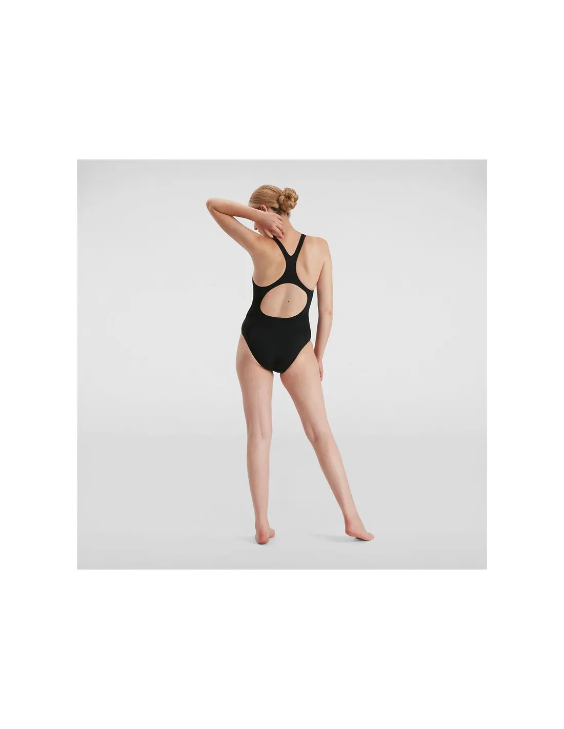 Bañador de Natación Speedo Eco Endurance+ Medalist Mujer Negro