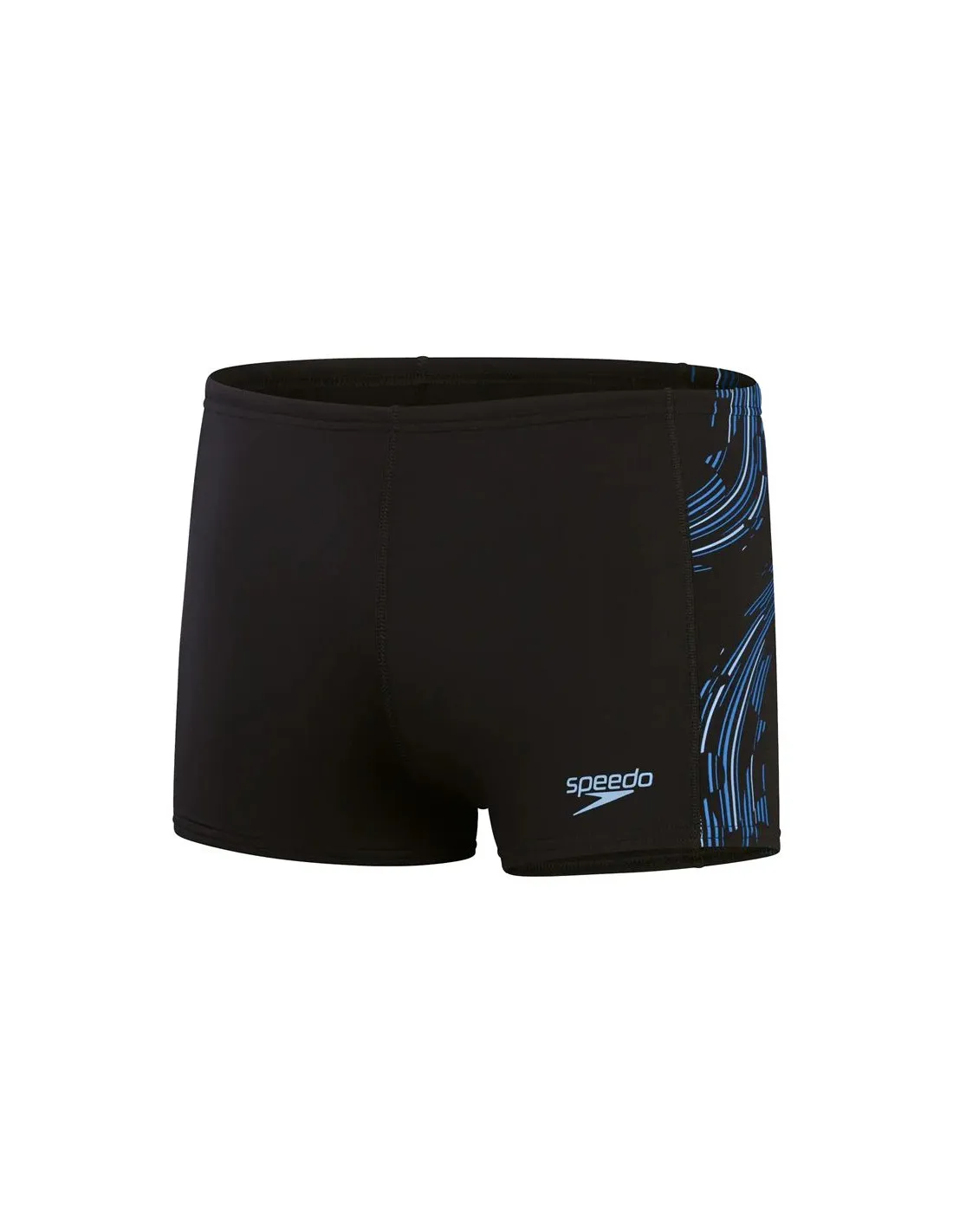 Bañador de Natación Speedo Tech Panel Aquashort Hombre Negro/Azul