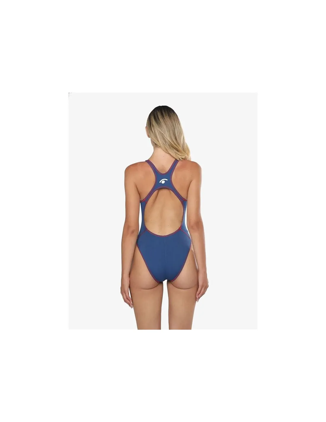 Bañador Entreno Jaked Milano Mujer Azuk/Rojo