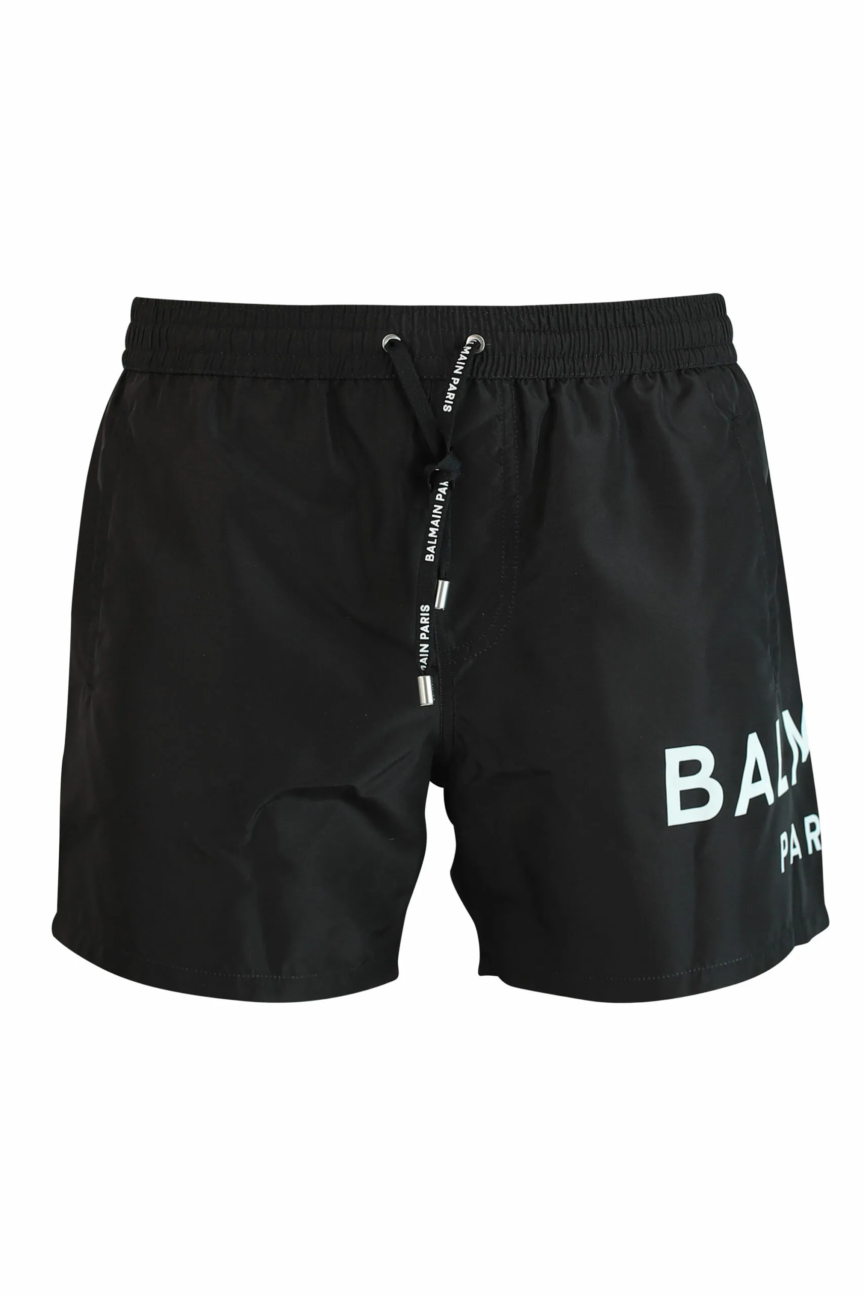 Bañador negro con logo blanco lateral
