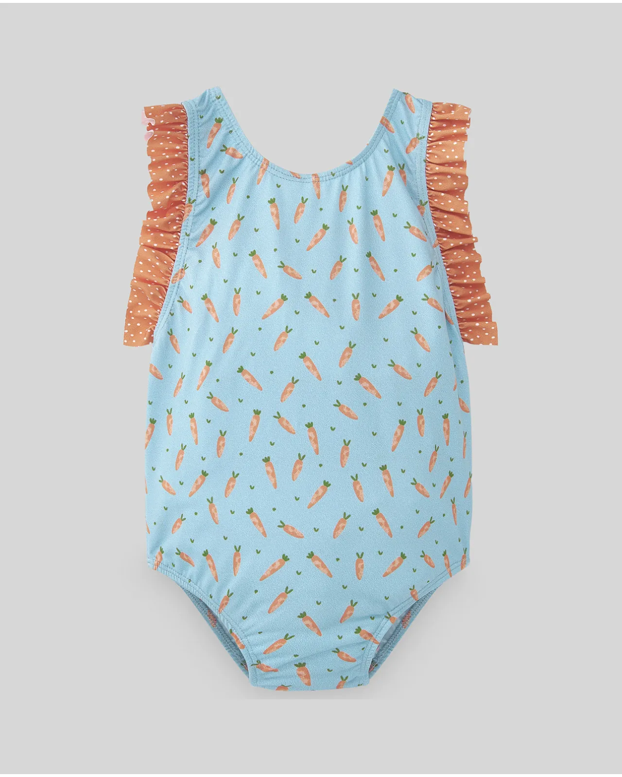 Bañador niña zanahorias "BAÑO"