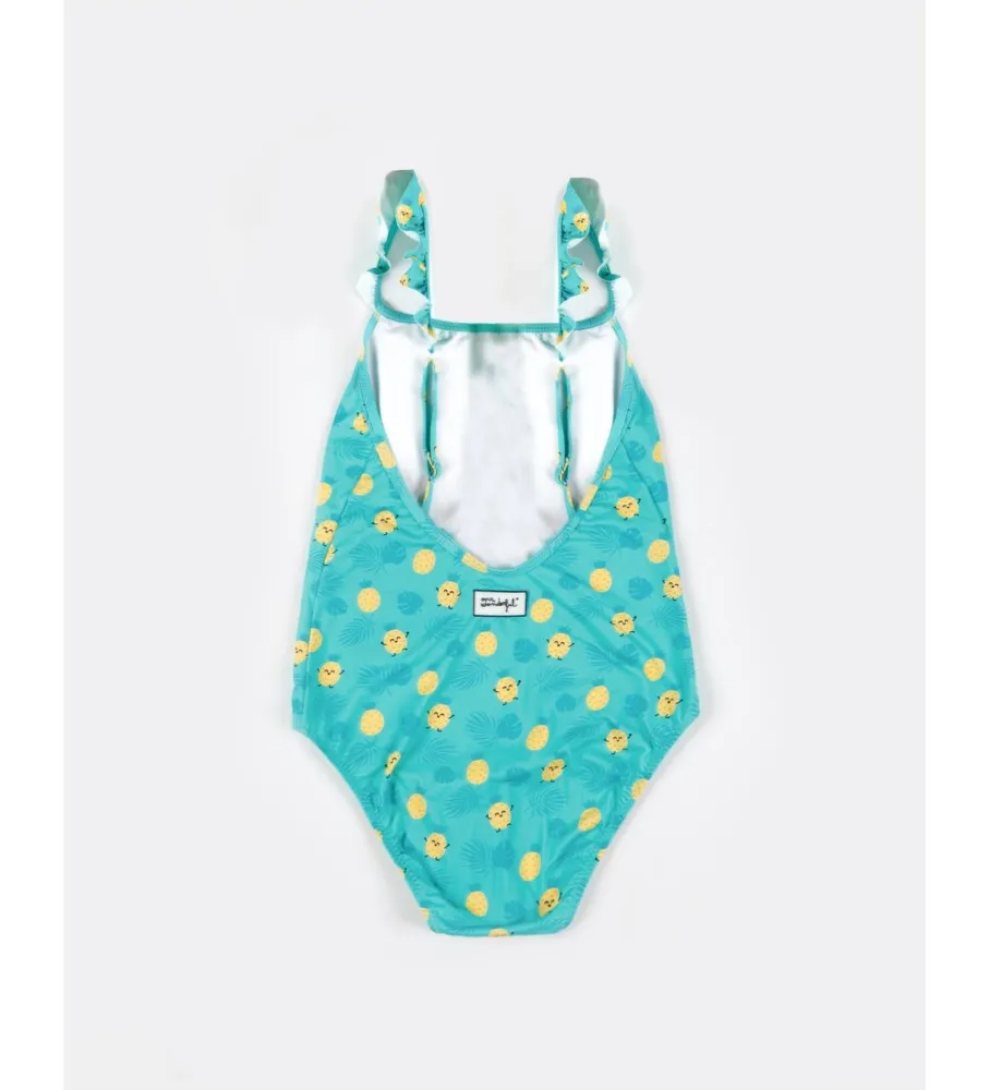 Bañador Piñas turquesa