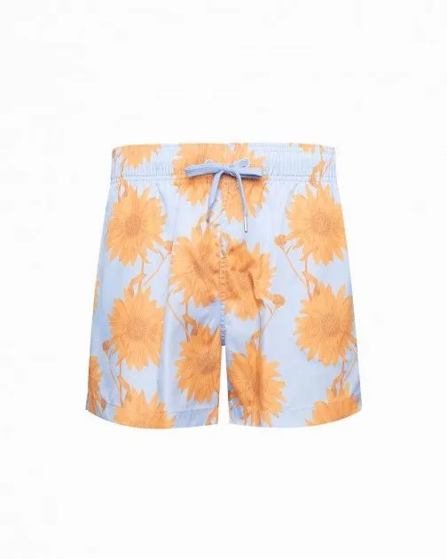 Bañadores Liu Jo P504 BOXER SUNFLOWER Azul