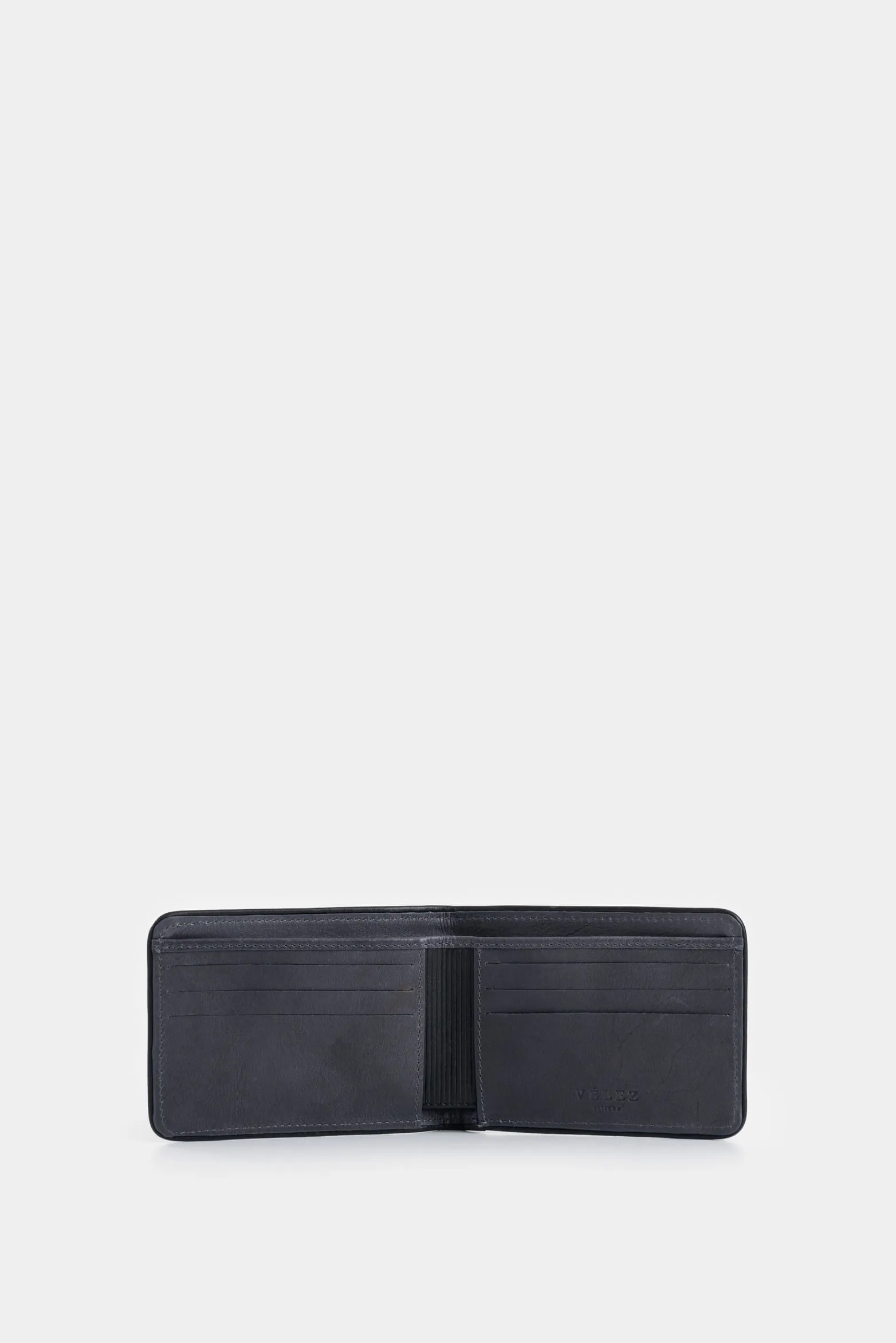 Billetera Pegasus de cuero para hombre detalle contraste