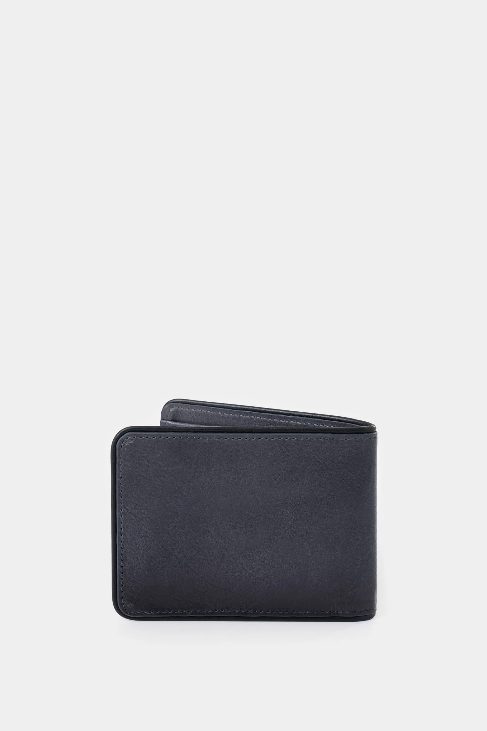Billetera Pegasus de cuero para hombre detalle contraste