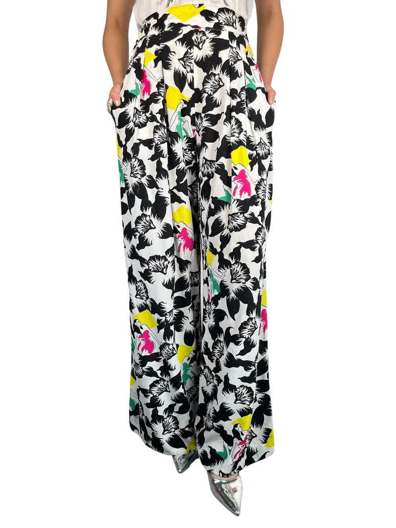 BIMBA Y LOLA Pantalón Palazzo Viscosa