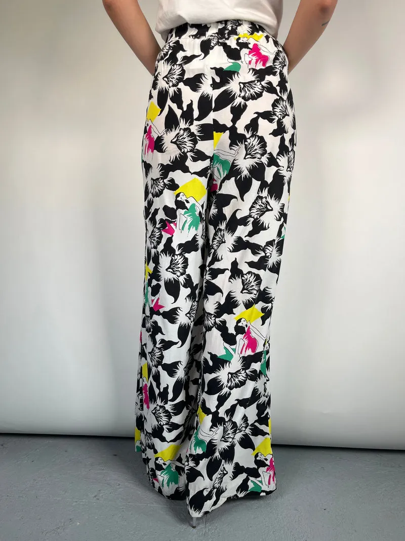 BIMBA Y LOLA Pantalón Palazzo Viscosa