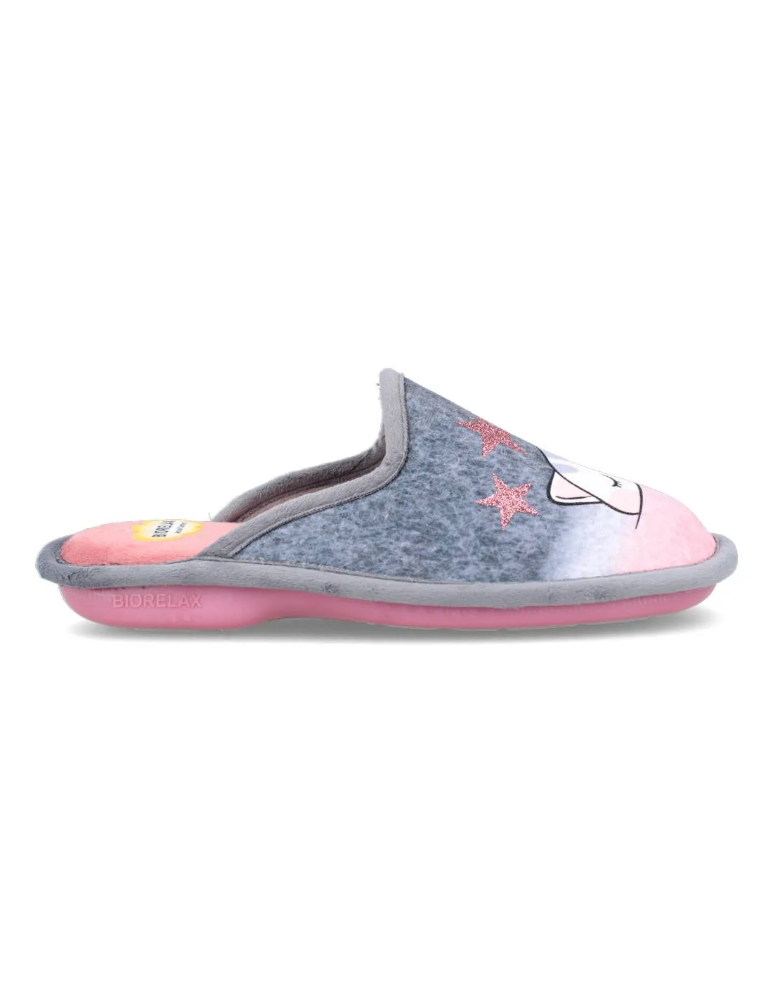 BIORELAX  ZAPATILLAS CASA GATO ESTRELLAS SALMóN