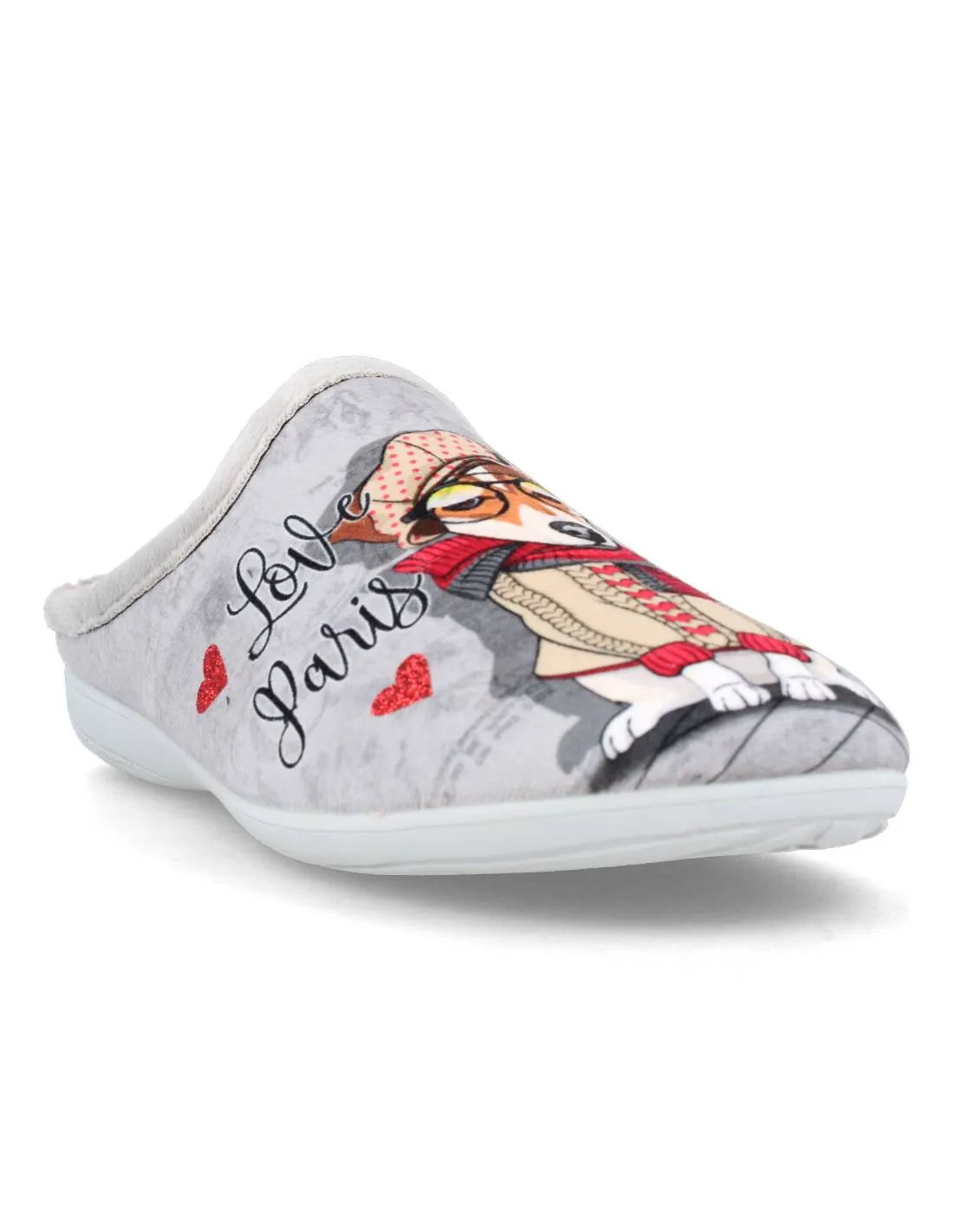BIORELAX  ZAPATILLAS CASA PERRO PARíS NIEBLA