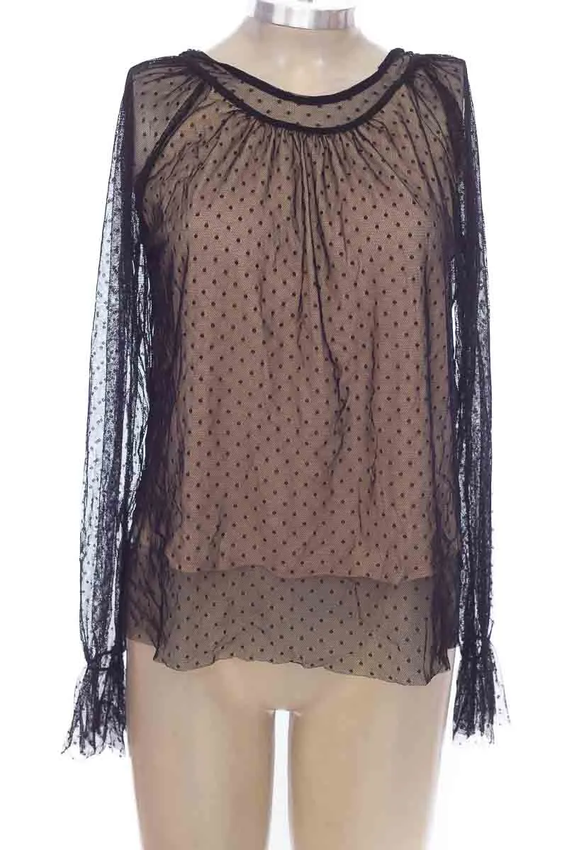 BLUSA COLOR NEGRO  ZARA