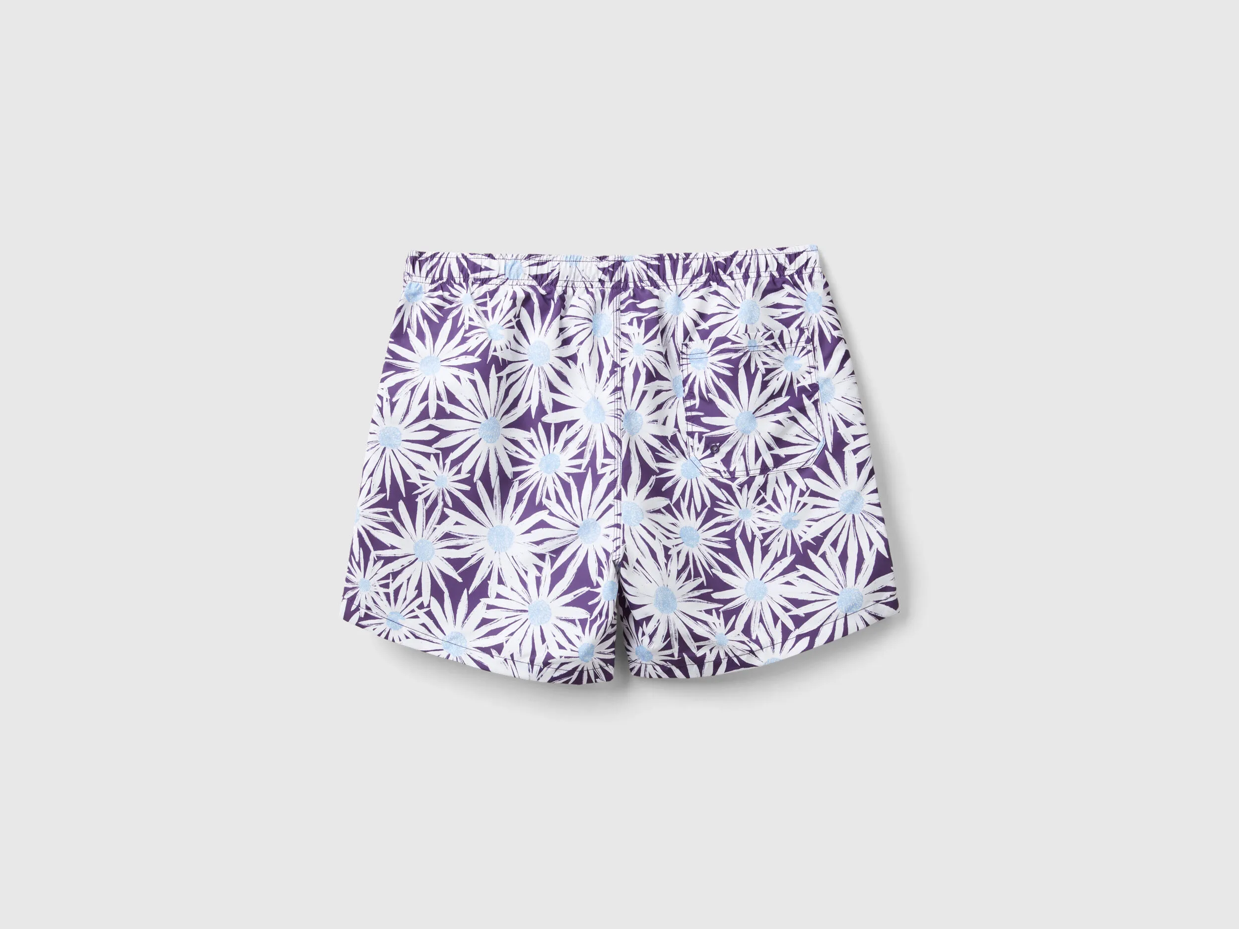 Bóxer de baño con estampado tropical