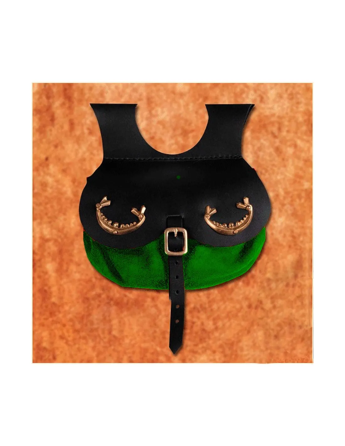 Bolso vikingo modelo Thane, color verde