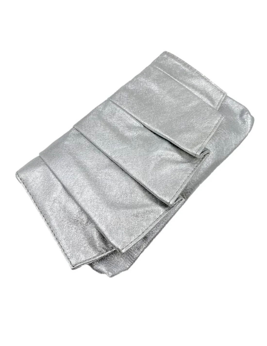 BOLSOS BODA DE FIESTA PLATEADOS CARTERA ORIGINAL CON VOLANTES
