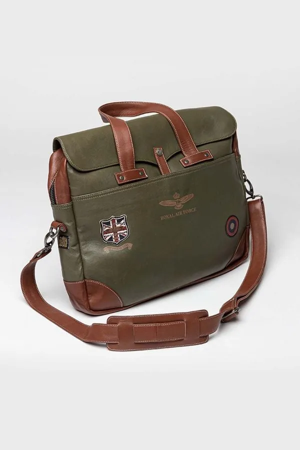 Bolsos Hombre Royal Air Force Crooks Bag Dark Kaki