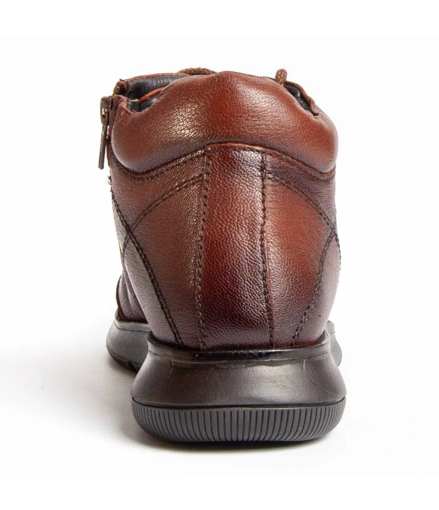Bota De Piel Para Hombre.  Purapiel  Botiel5  98991