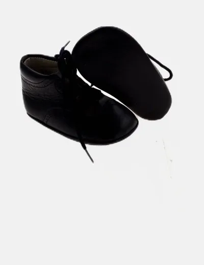 Calzitos Zapato azul marino acordonado