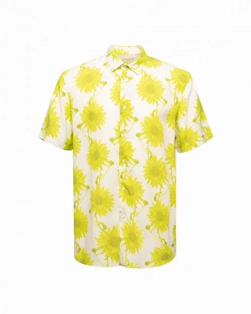 Camisa de manga corta Liu Jo P201 SUN FLOWER SHORT Verde
