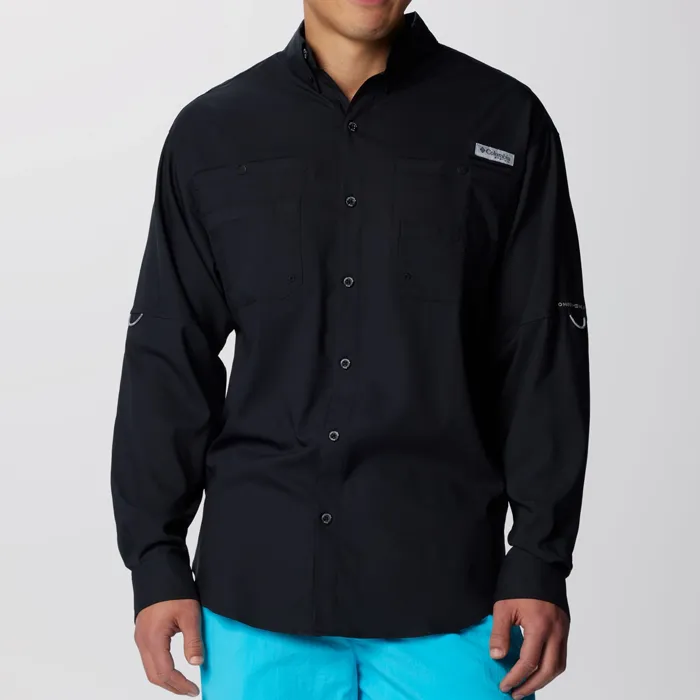 Camisa M/C Columbia PFG Tamiami™ II Long Sleeve Shirt Fósil Black