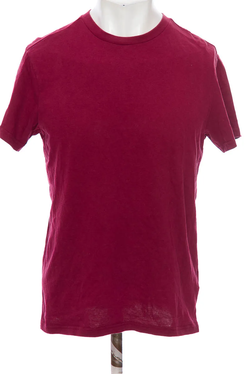 CAMISETA COLOR VINOTINTO  H&AMP;M