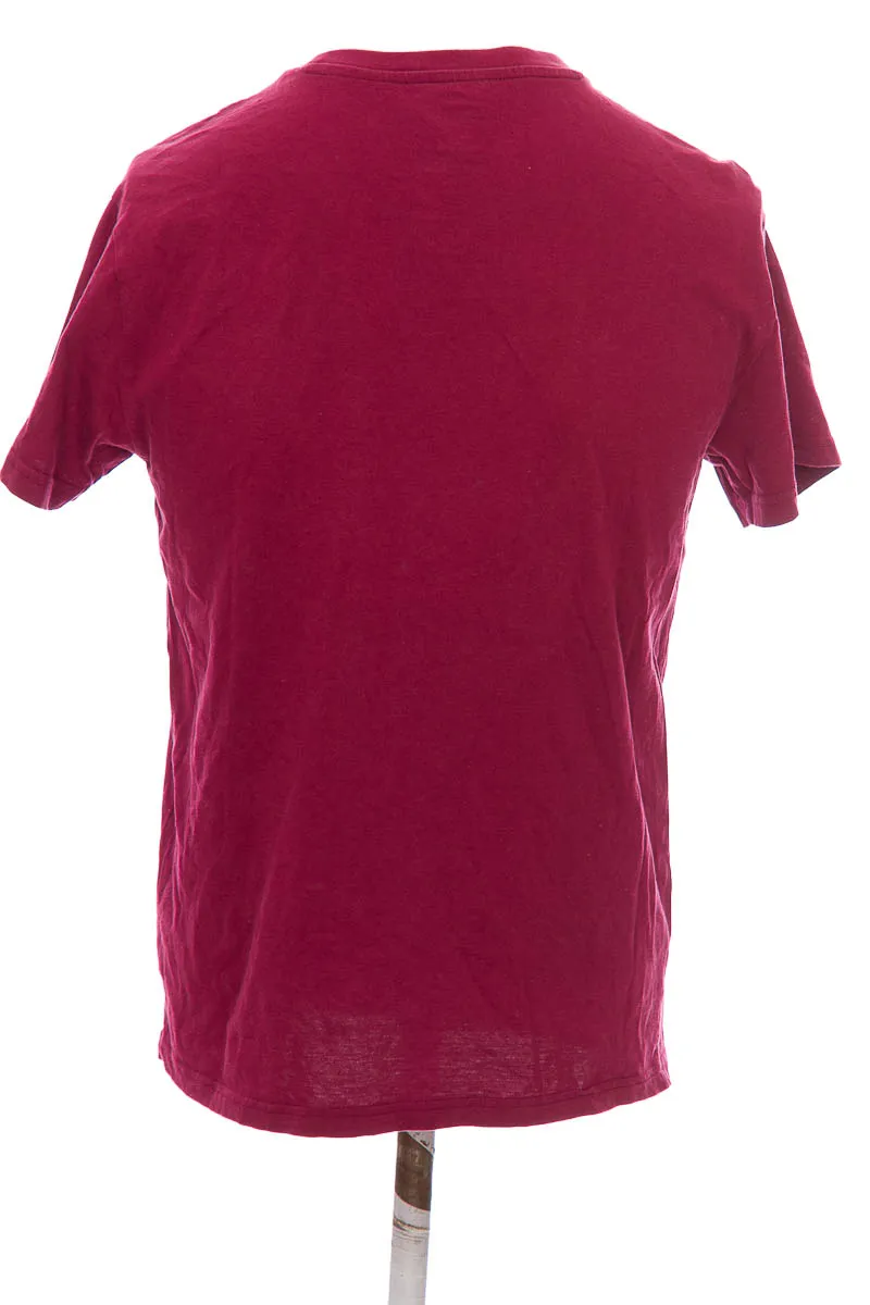 CAMISETA COLOR VINOTINTO  H&AMP;M