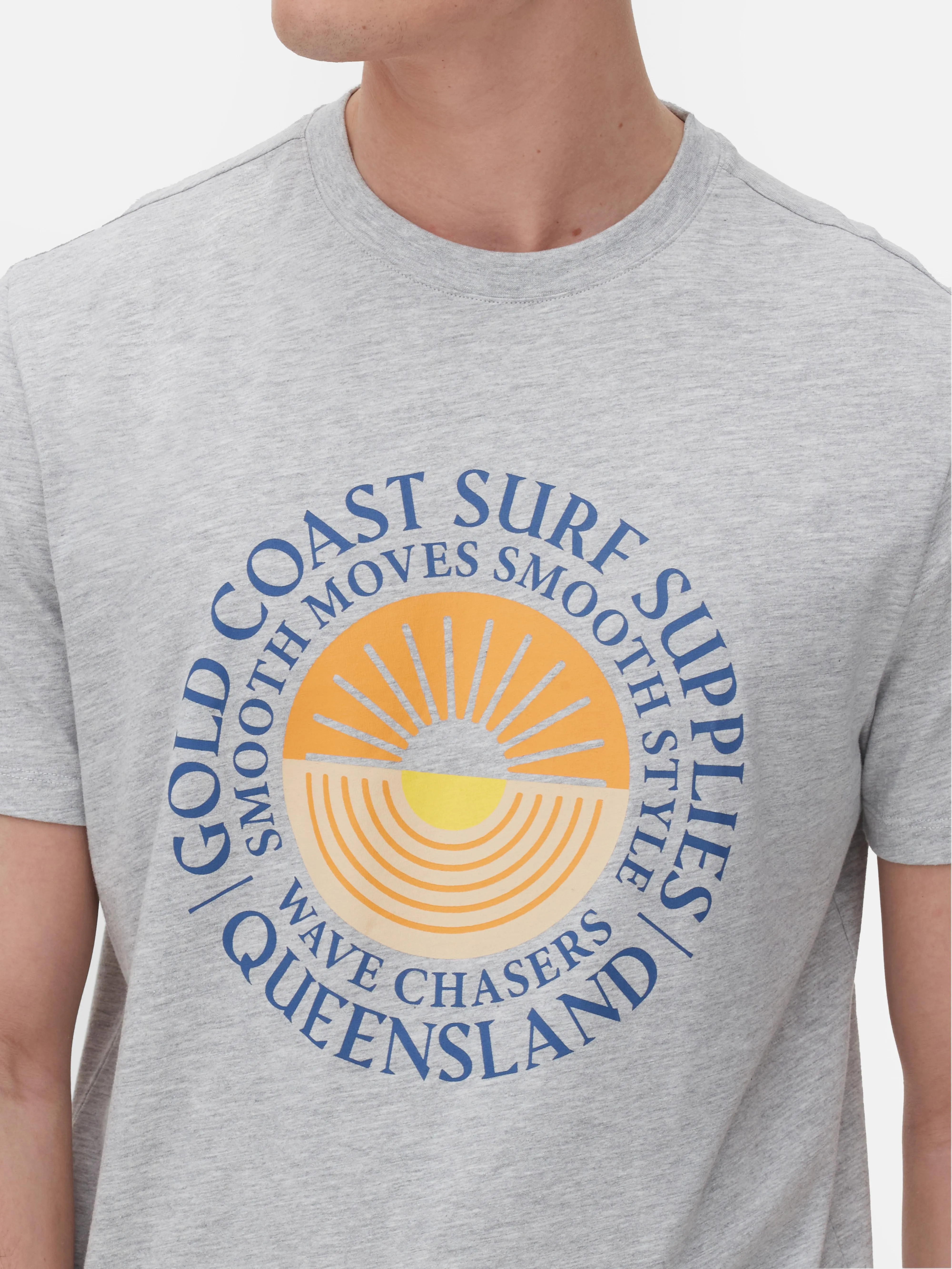Camiseta con estampado «Gold Coast Surf»