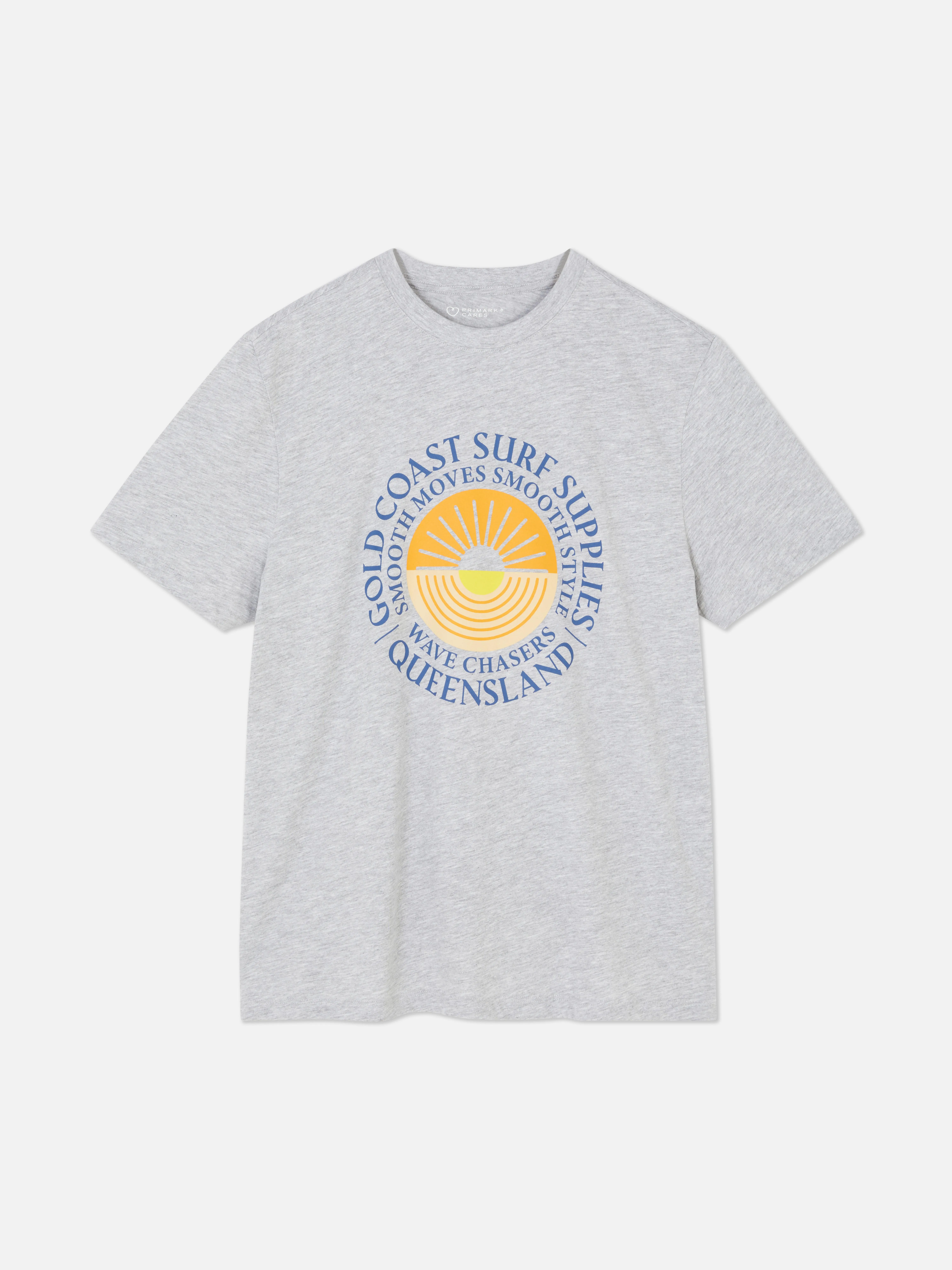 Camiseta con estampado «Gold Coast Surf»