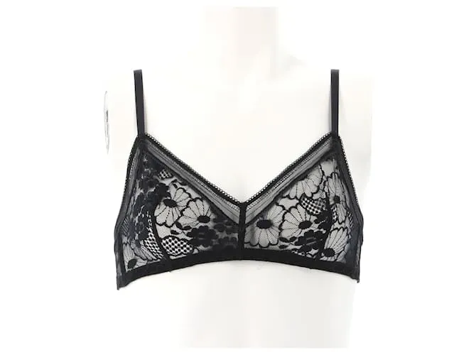 Camiseta de lencería ERES.  Cordón Negro 