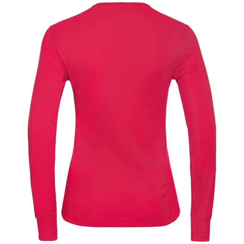 Camiseta de manga larga Odlo Active Warm Eco (deep claret) Mujer