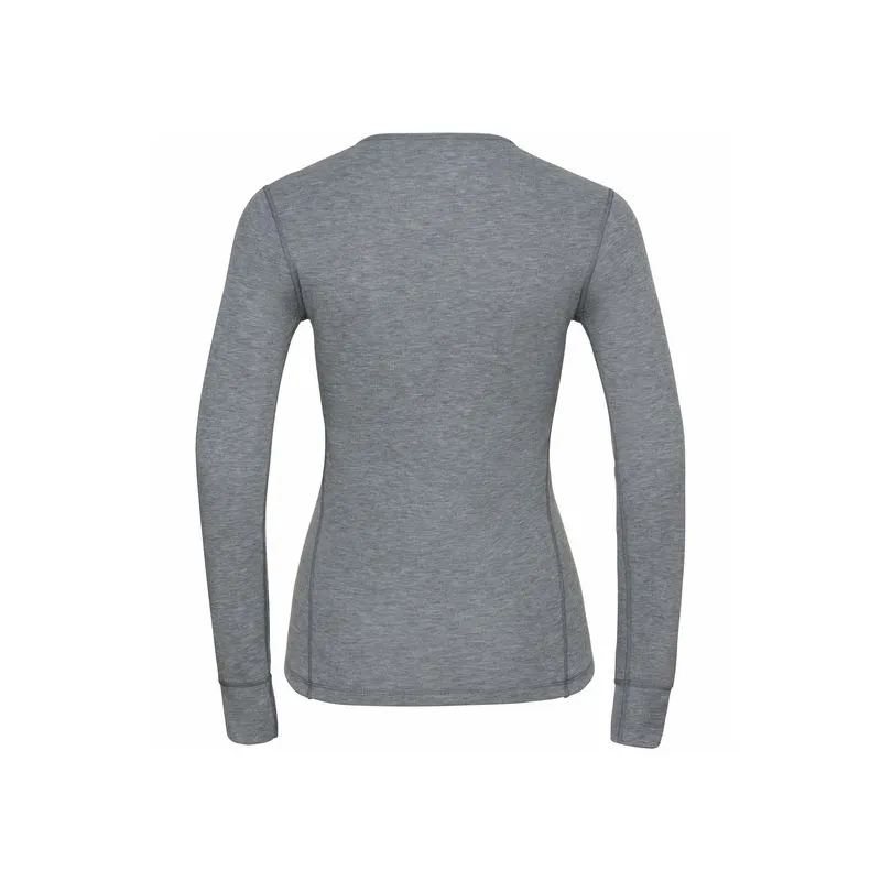 Camiseta de manga larga Odlo Active Warm Eco (gris Melange) Mujer