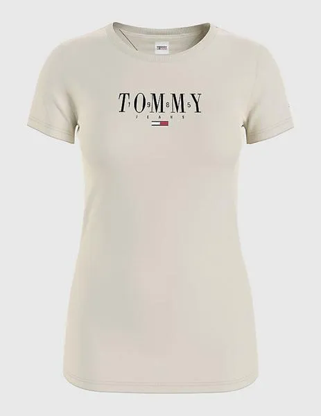 Camiseta Essential de corte Skinny con logo Tommy Jeans