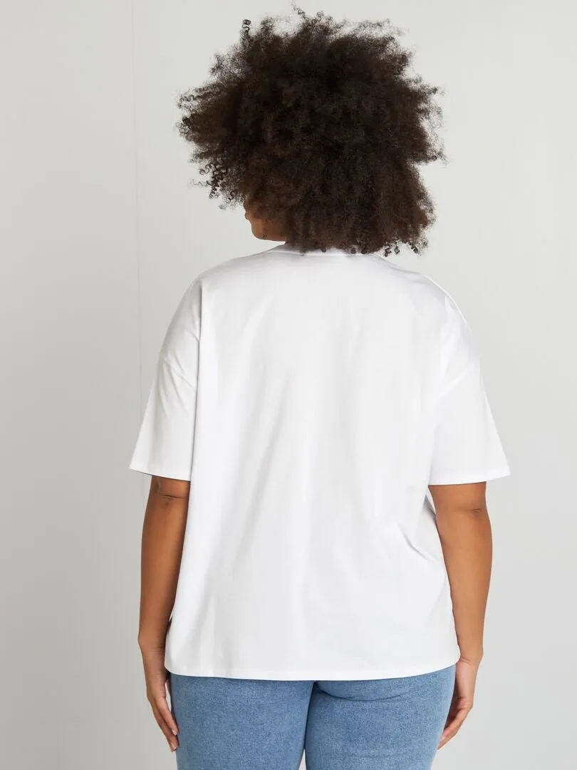 CAMISETA ESTAMPADA 'DISNEY'  BLANCO