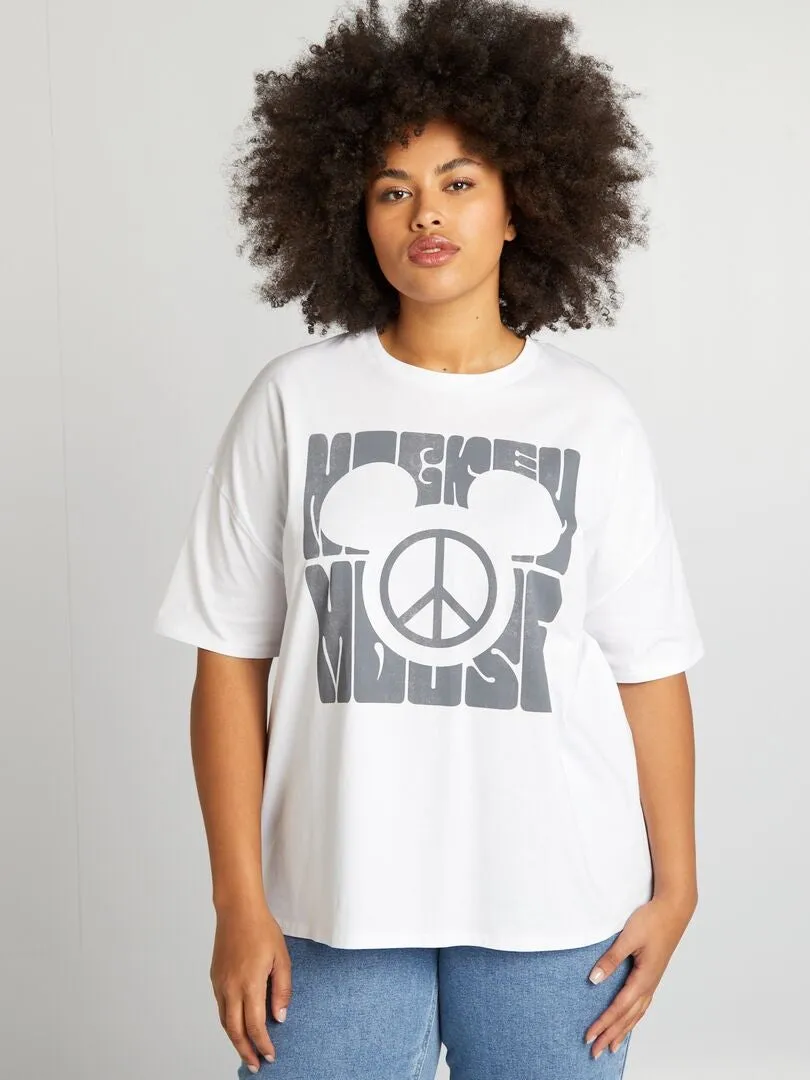CAMISETA ESTAMPADA 'DISNEY'  BLANCO