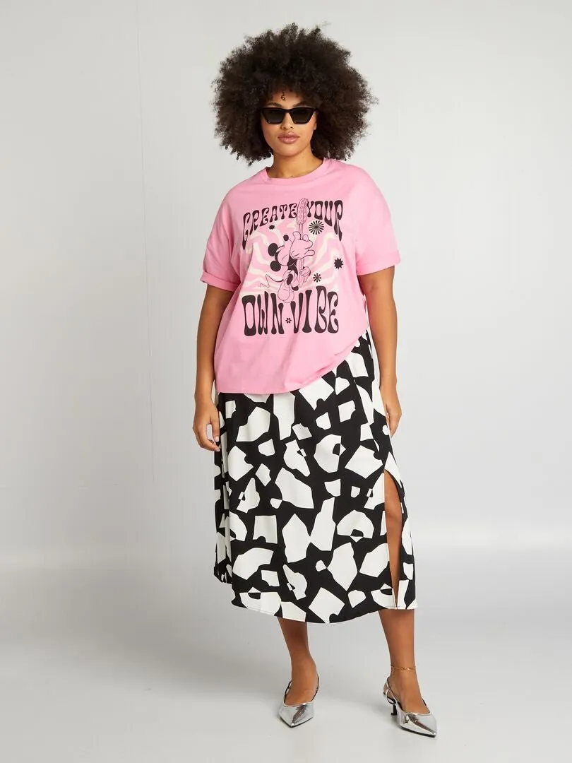CAMISETA ESTAMPADA 'DISNEY'  ROSA