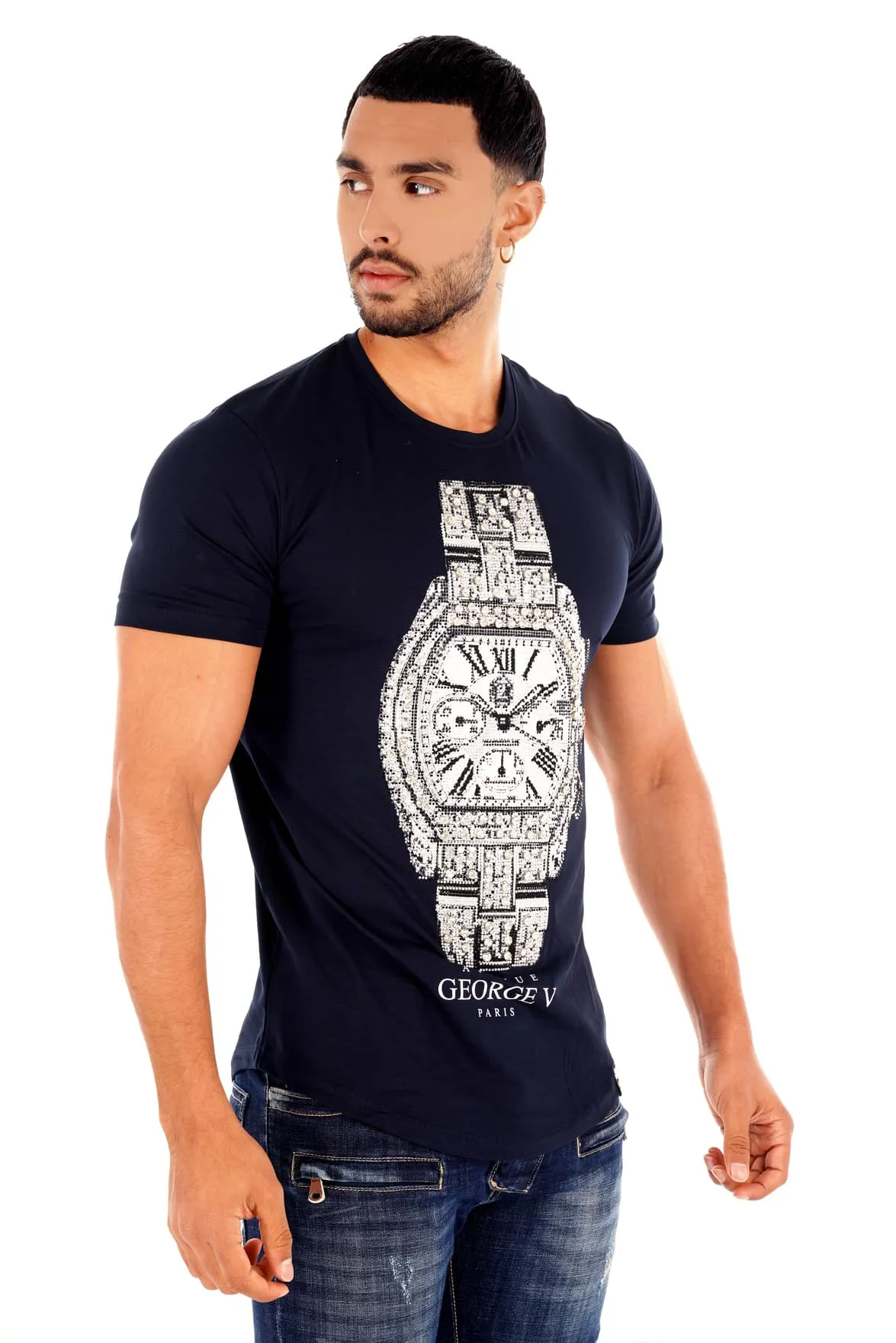 CAMISETA GEORGE V RELOJ  GV2055 NAVY