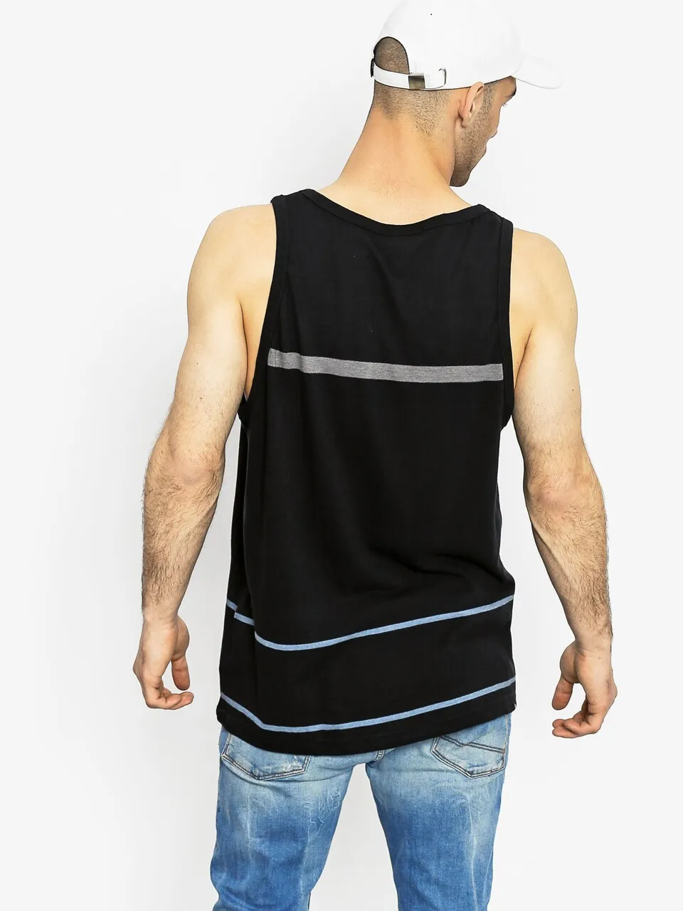 CAMISETA HOMBRE VOLCOM DE TIRANTES THREEZY TANKBLK REF A0211705 NEGRA