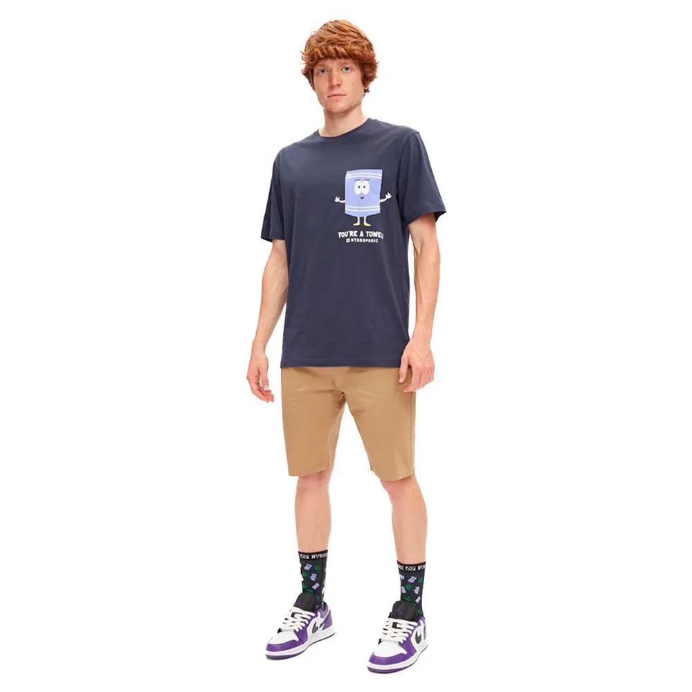 CAMISETA HYDROPONIC HOMBRE DIVERTIDA MANGA CORTA SOUTH PARK SP TOWELIE SS REF. 2201902  NAVY AZUL MARINO