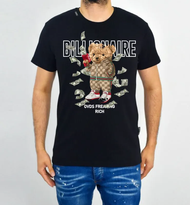 CAMISETA OVDS  21086BILLION NEGRO